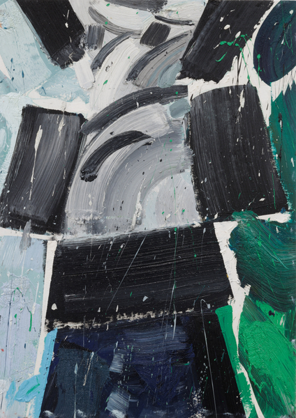 Amir Khojasteh Defeated Fighter #2, 2024 Oil on canvas 85 x 60 cm 33 1/2 x 23 1/2 in