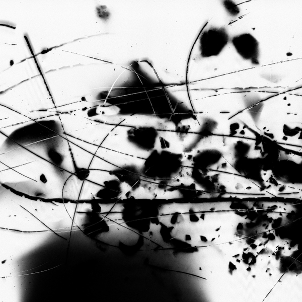 Anahita Razmi WORLD MUSIC #10 (The Sound of An Eternal Emoji), 2026 Framed analogue exposures on out-of-production sound recording film (Washi S) 100 x 100 cm 39 3/8 x 39 3/8 in