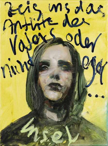 Philip Mueller Tibe guest Vater, 2020 Oil on canvas 40 x 30 cm 15 3/4 x 11 3/4 in