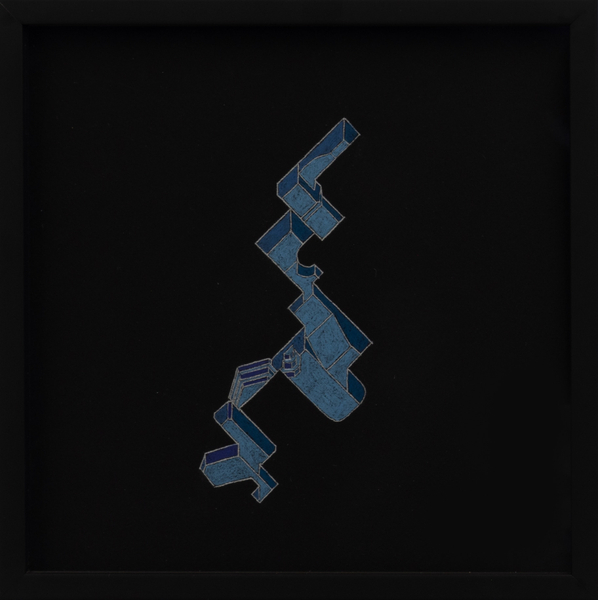 Nazgol Ansarinia Connected pools, pools and voids, 2021 Color pencil on paper 25 x 25 cm 9 3/4 x 9 3/4 in