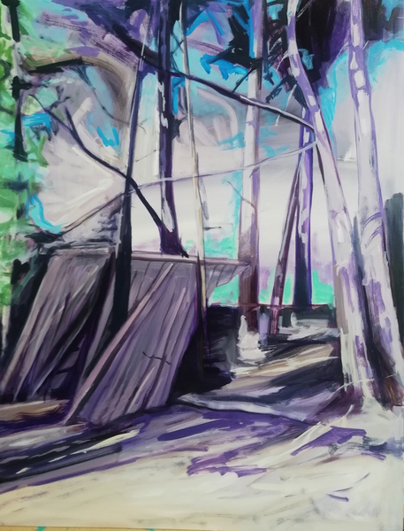 Lucy Smallbone, Purple Swim, 2918