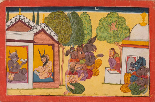 An illustration to the Shangri Ramayana, c. 1700-1710