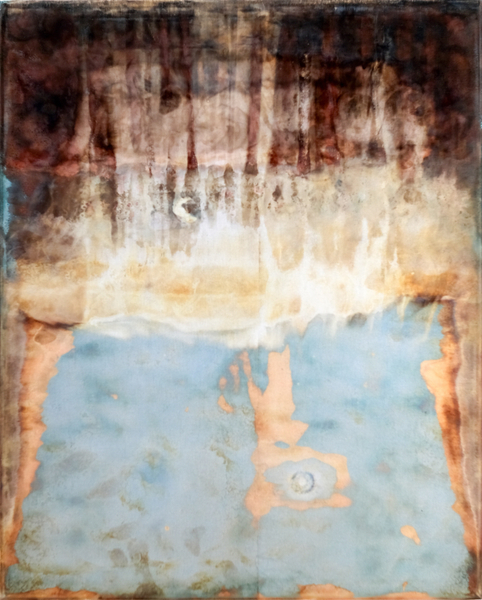 Michael Sailstorfer Air Electric 4, 2025 Copper, Electro-Galvanic 50 x 40 cm 19 3/4 x 15 3/4 in