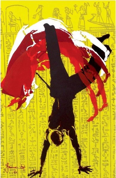 Yanna Soares Games, 2004 Ink over translucent plexiglass 39 x 26 inches 99.1 x 66 cms