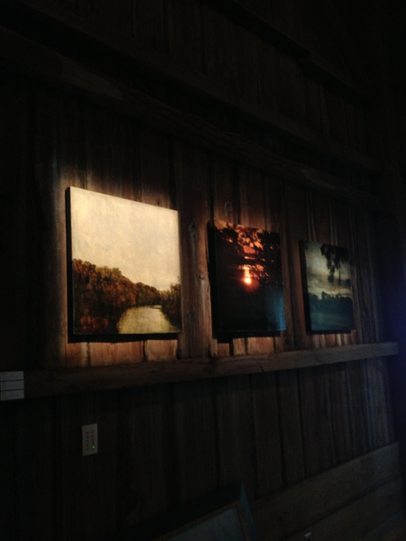 Installation view, River of Grass at The Barn at Flint Woods