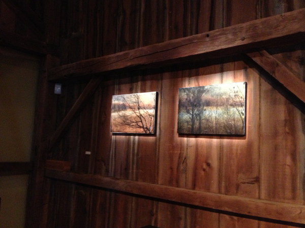 Installation view, River of Grass at The Barn at Flint Woods