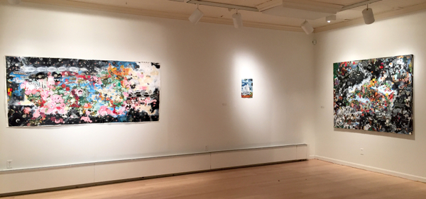 Installation view, Sally Gil: Intergalactic Current at Helen Day Art Center, Stowe, Vermont