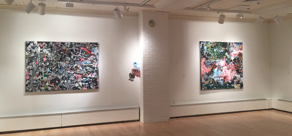 Installation view, Sally Gil: Intergalactic Current at Helen Day Art Center, Stowe, Vermont