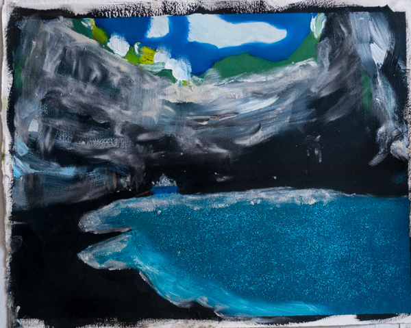 Melora Griffis, glitter cave, 2017