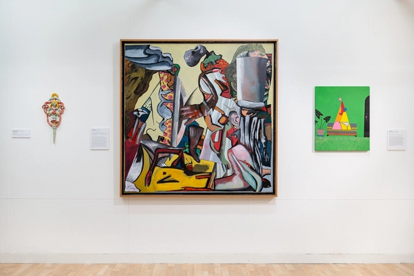 Left to right: Marlene Steyne, Paula Rego and Ad Minoliti.