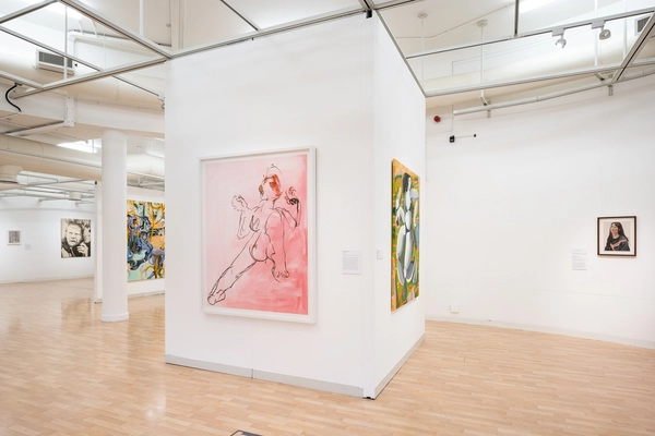 Left to right: Glenys Johnson, Jessie Makinson, Florence Peake, Cristina BanBan and Gillian Wearing.