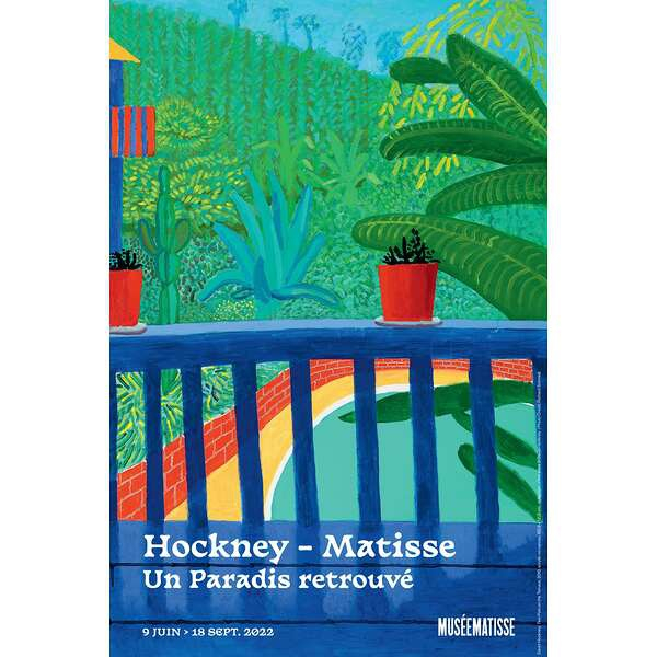 David Hockney, Two Pots on the Terrace, 2016, 2022