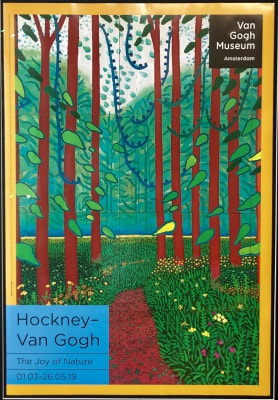 David Hockney, Original Poster Hockney - Van Gogh 'The Joy of Nature' , 2019