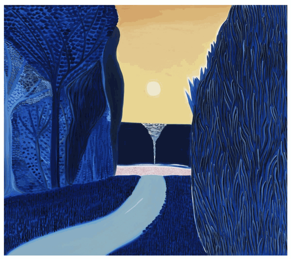 A Dream, 2019 by Matthew Wong, scarce artwork featuring dreamy, atmospheric elements