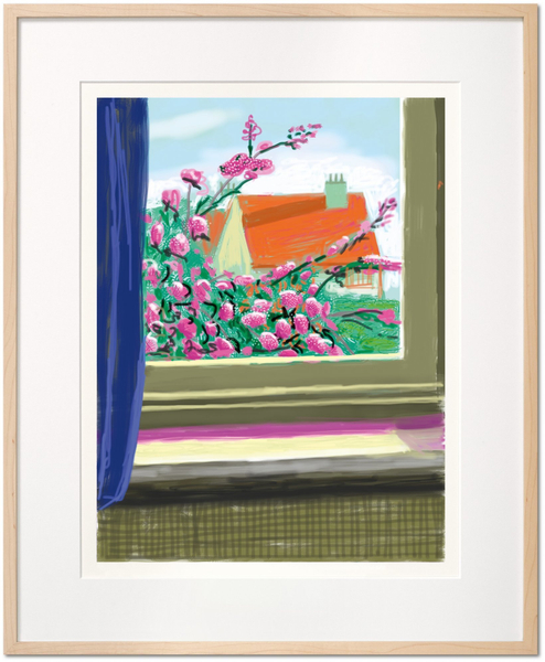 David Hockney – My Window (2019 Art Edition No. 751–1000), signed 8‑colour inkjet print, 43.2 × 56 cm