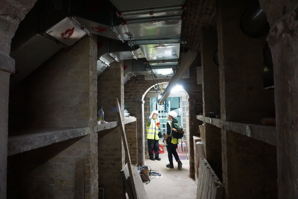 RWS Gallery in the construction phase of the project