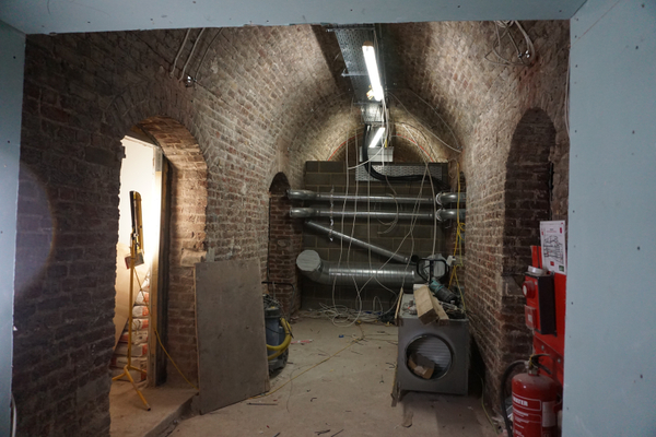 RWS Gallery in the construction phase of the project