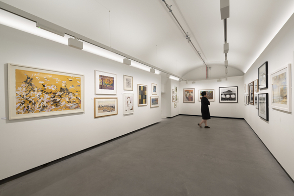 One of two lower ground floor galleries