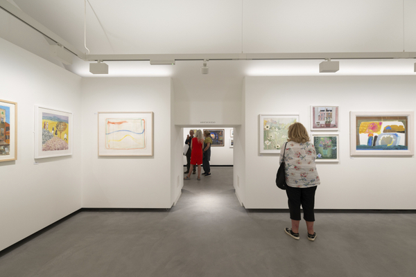 Inter-connecting space between the two lower ground floor galleries