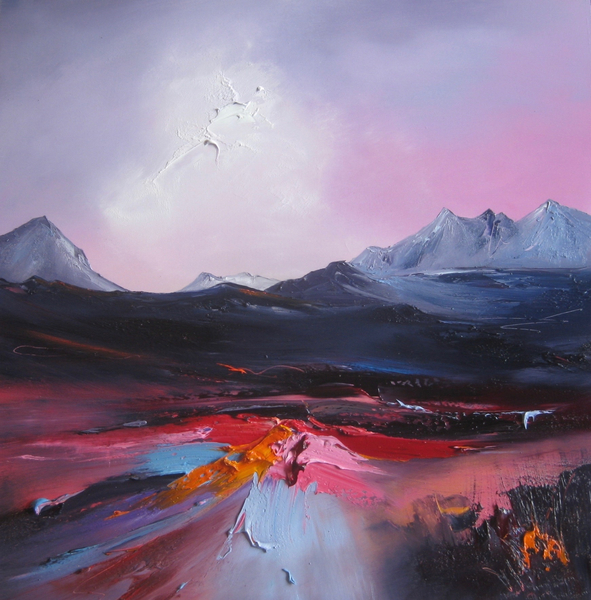 Linda Park, Winter Sun, Glen Sligachan, Isle of Skye, 2017