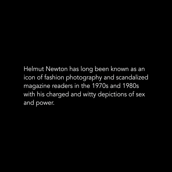 Helmut Newton x Steven Klein