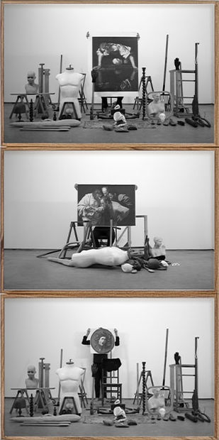 To this end, I suggest taking special note of the series of works created through direct contact, using the frottage...