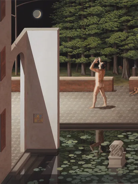 Christian Hidaka, Figure with Lavaur (after RZ), 2023