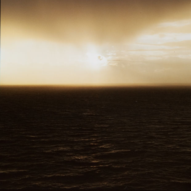 This extensive series of photographs of the horizon bisecting sea and sky were made with a conventional camera fixed to...