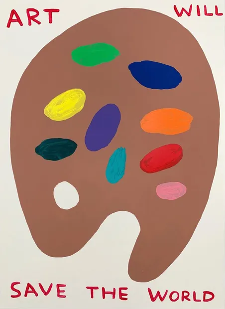 David Shrigley, Art Will Save the World, 2019