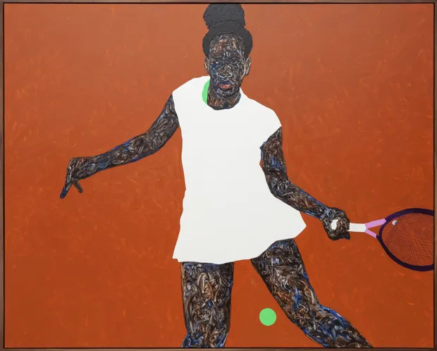 Amoako Boafo, CLAY COURT, 2022