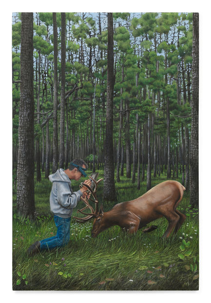 ''When I was young, I was fascinated by small, intimate paintings,' Hawkinson said. 'I loved the one-on-one experience of looking...