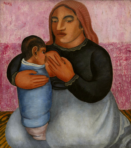 Manuel Rodríguez Lozano, Maternidad (Motherhood), 1927