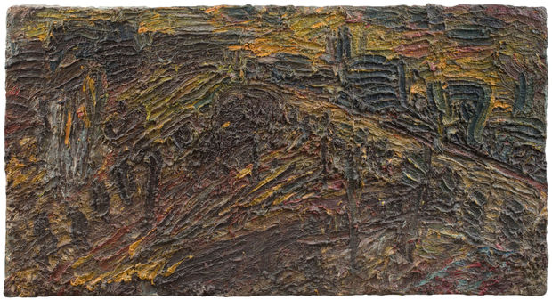 Leon Kossoff, York Way Railway Bridge, Evening, 1967
