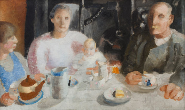 Winifred Nicholson, The Warwick Family, 1925-26 c.