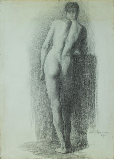 Hugh A Cameron, Man Standing, 1908