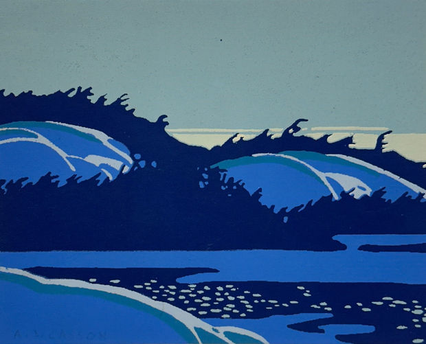 A.J. Casson, Untitled Christmas Card, Circa 1931