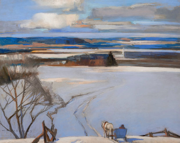 Frank Hennessey, Untitled Winter Landscape, Circa 1940