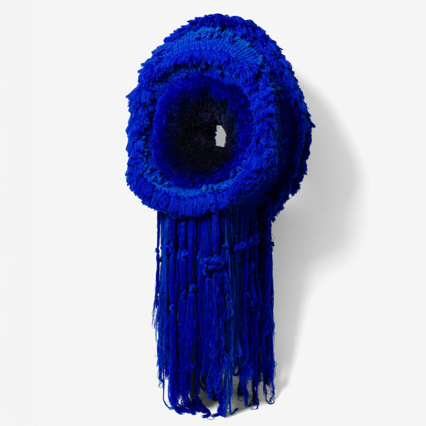 Tammy Kanat Blue passage, 2026 wool, copper 200 x 90 x 60 cm SOLD