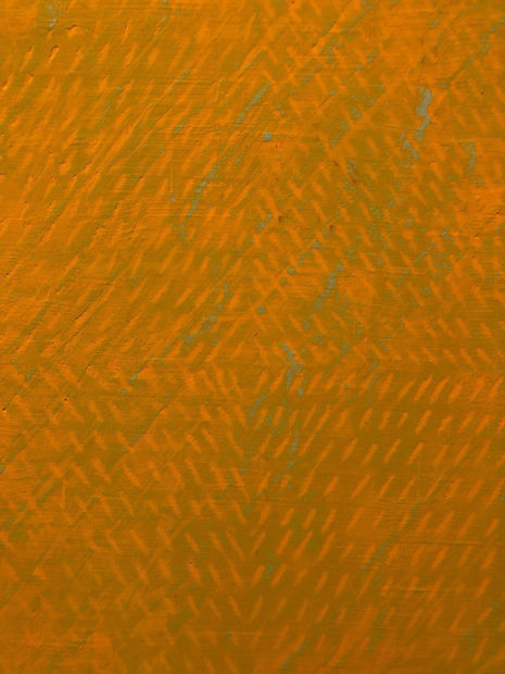 'This painting is an implosion, an effulgence, something has been ignited, and is being asserted. It comes forward in space,...