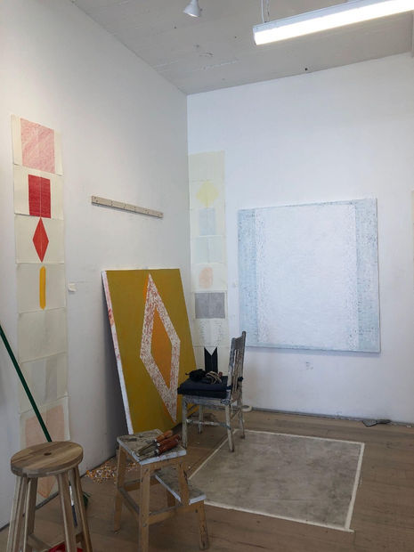 'This painting is an implosion, an effulgence, something has been ignited, and is being asserted. It comes forward in space,...