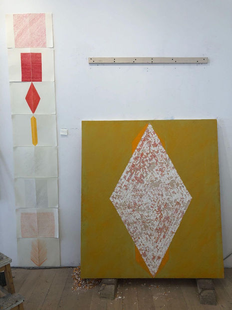 'This painting is an implosion, an effulgence, something has been ignited, and is being asserted. It comes forward in space,...