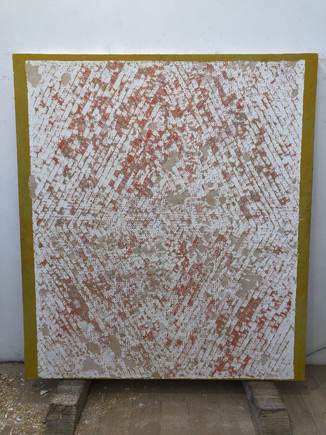 'This painting is an implosion, an effulgence, something has been ignited, and is being asserted. It comes forward in space,...