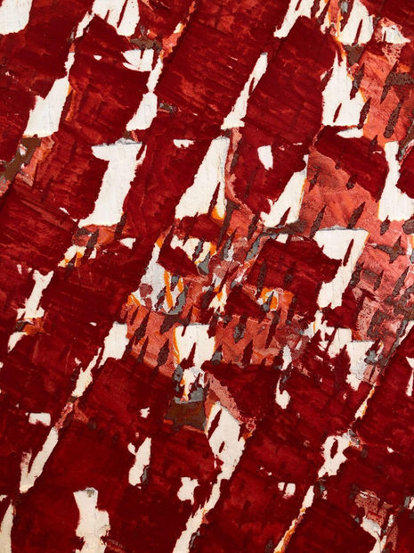 'This painting is an implosion, an effulgence, something has been ignited, and is being asserted. It comes forward in space,...