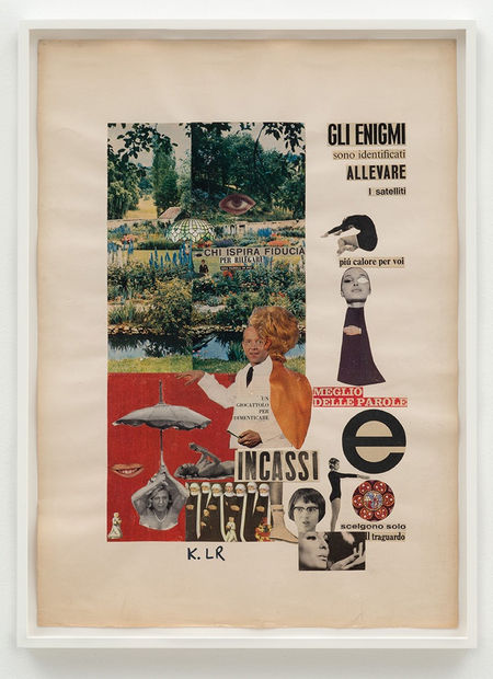 100 washing machines with perfect round black holes a man falls out of each hole the double-breasted suit is shrink-proof...