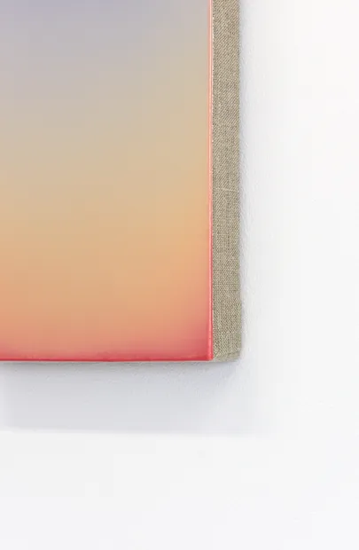 The edges retain material traces of accumulated layers, marking decisions embedded in the process. The paintings evoke contemplative spaces shaped...