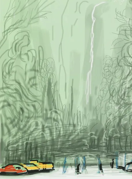 David Hockney Yosemite Suite No. 13