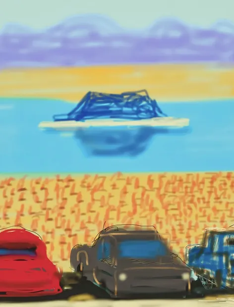 David Hockney Yosemite Suite No.17