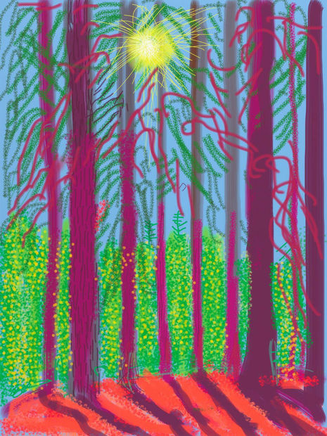 Hockney Yosemite Suite No.4