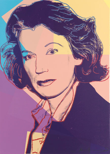 Andy Warhol Mildred Scheel print on sale