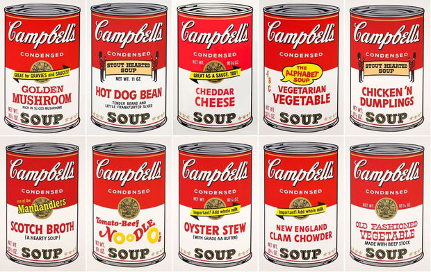 andy warhol soup can II (F & S II.54-63)